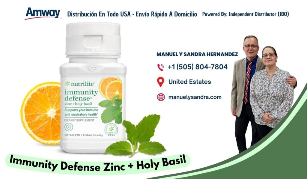Immunity Defense Zinc + Holy Basil